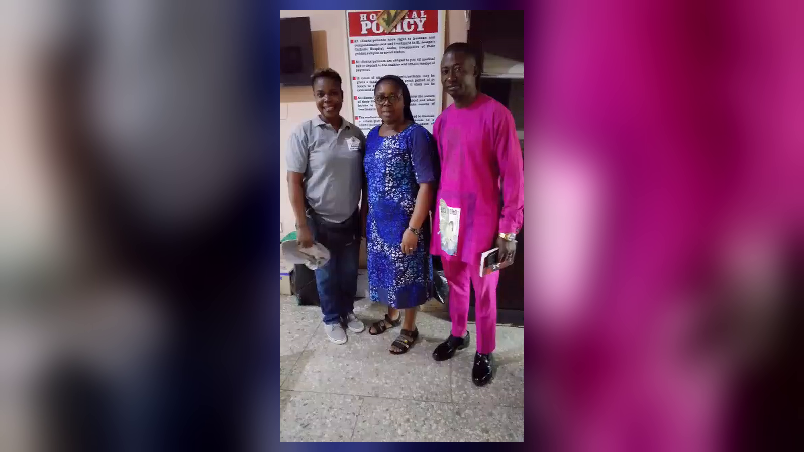 Hospital outreach volunteers offering compassionate support